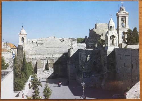 POSTCARDS x 6 POST CARDS ISRAEL BETHLEHEM CHURCH OF NATIVITY BASILICA THE STAR THE CITY.