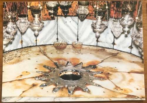 POSTCARDS x 6 POST CARDS ISRAEL BETHLEHEM CHURCH OF NATIVITY BASILICA THE STAR THE CITY.