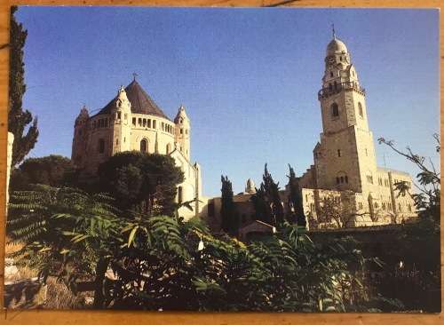 POSTCARDS x 9 POST CARDS ISRAEL CHURCHES BAHAI SHRINE HOLY SEPULCHRE GETHSEMANE ANNUNCIATION MOSQUE.
