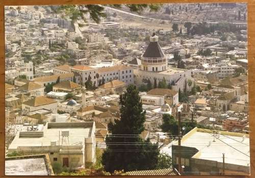POSTCARDS x 9 POST CARDS ISRAEL CHURCHES BAHAI SHRINE HOLY SEPULCHRE GETHSEMANE ANNUNCIATION MOSQUE.