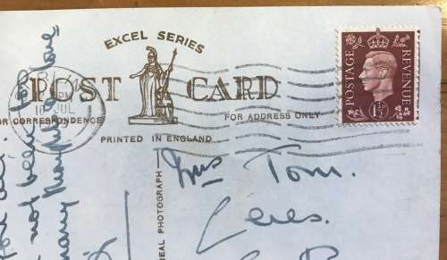 POSTCARD POST CARD STIRLING 1939 ENGLAND CAMBUSKENNETH ABBEY CASTLE BRIDGE COWAN HILL KING STREET.
