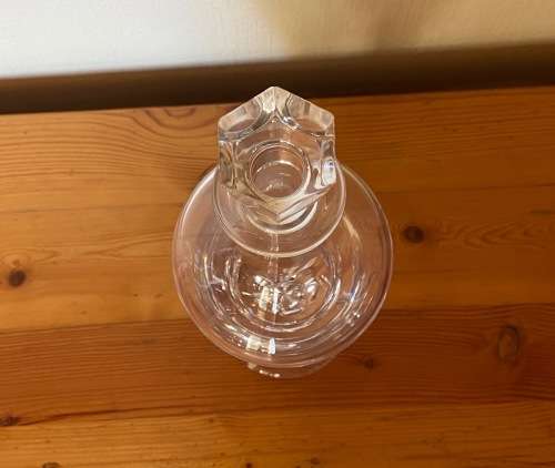 MOSER LEAD-FREE CRYSTAL DECANTER OPHELIA PATTERN Czech Republic HAND BLOWN and CUT!!