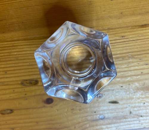 MOSER LEAD-FREE CRYSTAL DECANTER OPHELIA PATTERN Czech Republic HAND BLOWN and CUT!!