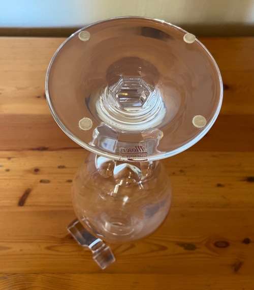 MOSER LEAD-FREE CRYSTAL DECANTER OPHELIA PATTERN Czech Republic HAND BLOWN and CUT!!