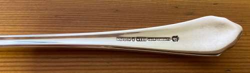 MAPPIN & WEBB=FISH KNIVES & FORKS=8 PLACE SETTING=PRINCES SILVER PLATE=REG. No. 664260=HIGH QUALITY!