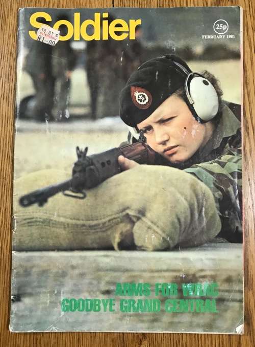 SOLDIER MILITARY MAGAZINE FEBRUARY 1981 WAR FIGHTING GUNS ARTILLERY TANKS RIFLES