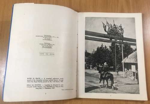 BASUTOLAND LESOTHO LIMITED FIRST EDITION 1947 ILLUSTRATED BROCHURE ENGLISH + SOTHO AMAZING HISTORY!!