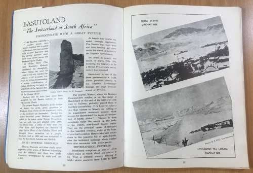 BASUTOLAND LESOTHO LIMITED FIRST EDITION 1947 ILLUSTRATED BROCHURE ENGLISH + SOTHO AMAZING HISTORY!!