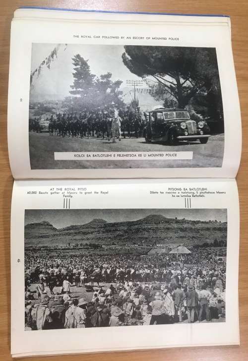 BASUTOLAND LESOTHO LIMITED FIRST EDITION 1947 ILLUSTRATED BROCHURE ENGLISH + SOTHO AMAZING HISTORY!!