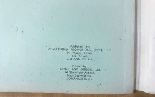 BASUTOLAND LESOTHO LIMITED FIRST EDITION 1947 ILLUSTRATED BROCHURE ENGLISH + SOTHO AMAZING HISTORY!!