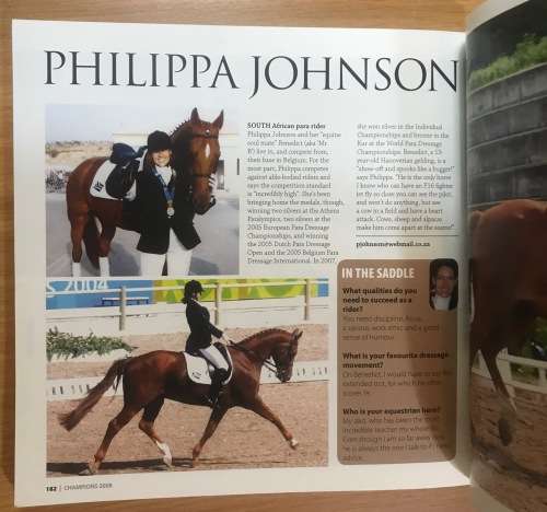 HORSES!! CHAMPIONS 2008 A COLLECTION of SOUTH AFRICA`S FINEST EQUESTRIANS SHOWJUMPING DRESSAGE VAULT