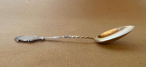 TEASPOON 925 STERLING SILVER BIRMINGHAM 1903 ENGLAND WILLIAMS Ltd. STUNNING GIFT to ENGRAVE!!! RARE!