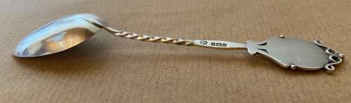 TEASPOON 925 STERLING SILVER BIRMINGHAM 1903 ENGLAND WILLIAMS Ltd. STUNNING GIFT to ENGRAVE!!! RARE!