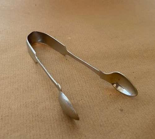 SUGAR TONGS (NIPS) STERLING SILVER HALLMARKED UNKNOWN MARK EUROPEAN?
