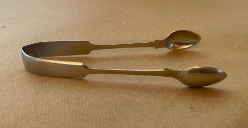 SUGAR TONGS (NIPS) STERLING SILVER HALLMARKED UNKNOWN MARK EUROPEAN?