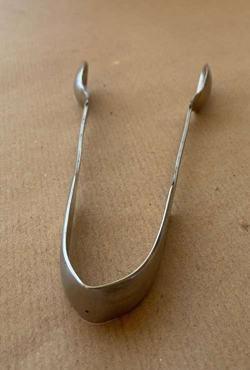 SUGAR TONGS (NIPS) STERLING SILVER HALLMARKED UNKNOWN MARK EUROPEAN?