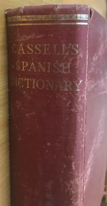 CASSELS SPANISH-ENGLISH ENGLISH-SPANISH DICTIONARY 1963 2nd EDITION SPAIN