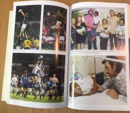 VICTOR MY JOURNEY VICTOR MATFIELD with DE JONGH BOCHARDT 2011 ZEBRA PRESS RUGBY SPRINGBOKS! BOKKE!!
