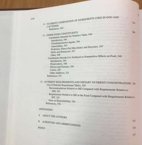 Nutrient Requirements of Dogs and Cats National Research Council ANIMAL NUTRITION SERIES 2017