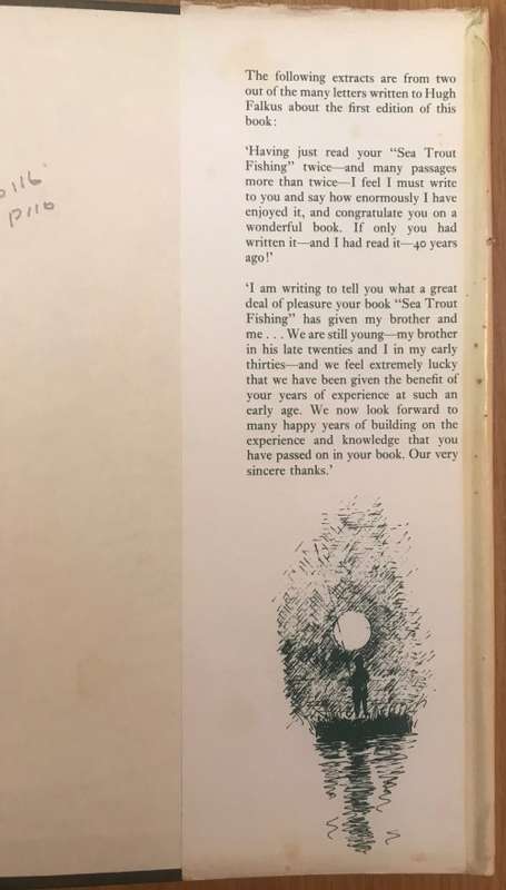 SEA TROUT FISHING A GUIDE TO SUCCESS HUGH FALKUS SECOND EDITION 1986 HARDCOVER