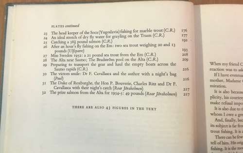 A FLY FISHER`S LIFE CHARLES RITZ 1959 ANGLING FISHING FISH ERNEST HEMINGWAY BERNARD VENABLES.