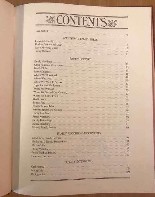 OUR FAMILY HISTORY 1981 CROWN PUBLISHERS CREATING A DETAILED FAMILY TREE NETWORK NEW BOOKUNUSED!!!!