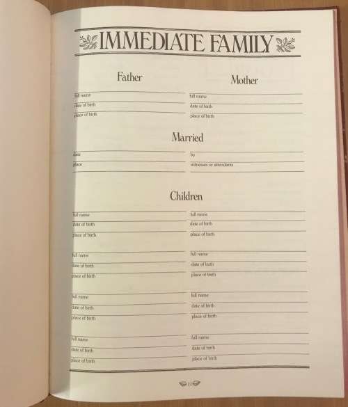 OUR FAMILY HISTORY 1981 CROWN PUBLISHERS CREATING A DETAILED FAMILY TREE NETWORK NEW BOOKUNUSED!!!!
