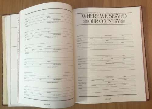 OUR FAMILY HISTORY 1981 CROWN PUBLISHERS CREATING A DETAILED FAMILY TREE NETWORK NEW BOOKUNUSED!!!!