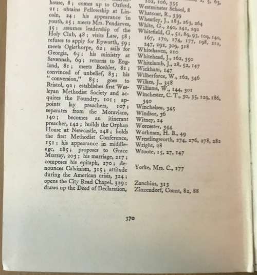 JOHN WESLEY C.E. VULLIAMY EPWORTH PRESS 3rd EDITION 1954 RELIGION METHODIST CHURCH REVEREND.
