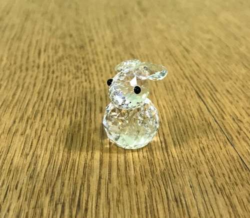 RABBIT BUNNY CRYSTAL SMALL POSSIBLY SWAROVSKI?