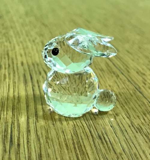 RABBIT BUNNY CRYSTAL SMALL POSSIBLY SWAROVSKI?