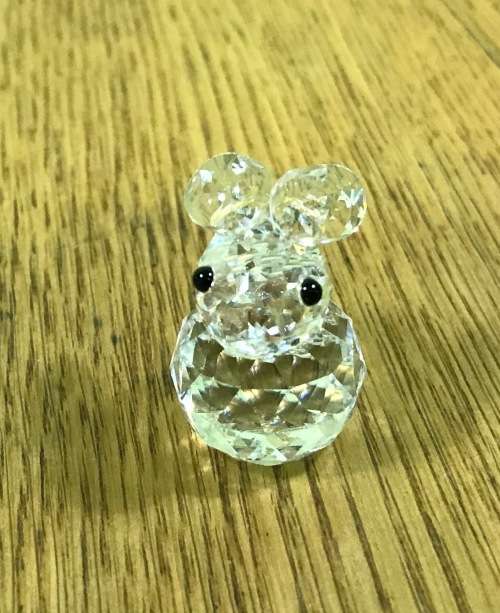 RABBIT BUNNY CRYSTAL SMALL POSSIBLY SWAROVSKI?