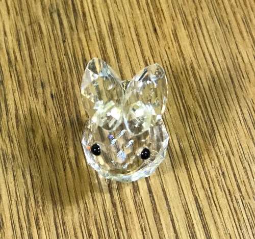 RABBIT BUNNY CRYSTAL SMALL POSSIBLY SWAROVSKI?