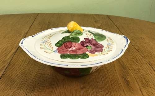 BELLE FIORE TUREEN + LID SIMPSONS POTTERIES CHANTICLEER WARE COBRIDGE ENGLAND IRONSTONE.