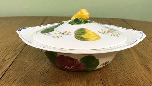 BELLE FIORE TUREEN + LID SIMPSONS POTTERIES CHANTICLEER WARE COBRIDGE ENGLAND IRONSTONE.