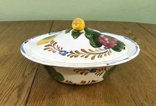 BELLE FIORE TUREEN + LID SIMPSONS POTTERIES CHANTICLEER WARE COBRIDGE ENGLAND IRONSTONE.