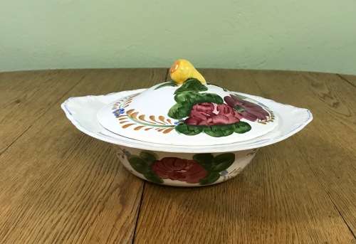 BELLE FIORE TUREEN + LID SIMPSONS POTTERIES SOLIAN WARE COBRIDGE ENGLAND 521 FLOWERS!! FLORAL!!