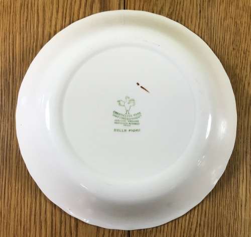 BELLE FIORE SOUP BOWL PORRIDGE SIMPSONS POTTERIES CHANTICLEER WARE COBRIDGE ENGLAND FLOWERS FLORAL