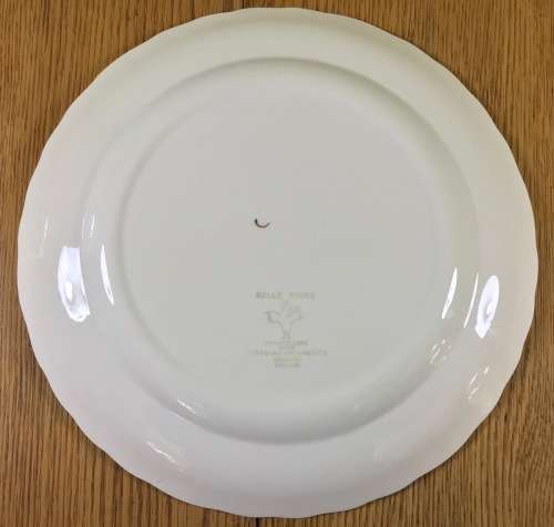 BELLE FIORE MAIN COURSE MEAT DINNER PLATE SIMPSONS POTTERY CHANTICLEER WARE COBRIDGE ENGLAND FLOWERS