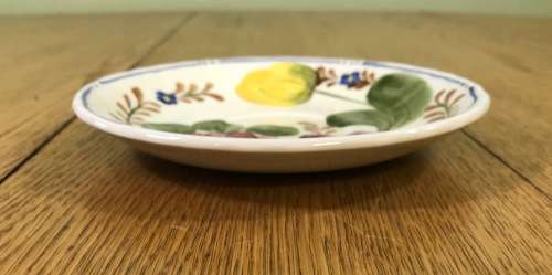 BELLE FIORI SPARE TEA SAUCER WOOD and SONS HAND PAINTED ENGLAND FLOWERS BELLE FIORE FLOWERS LARGER!