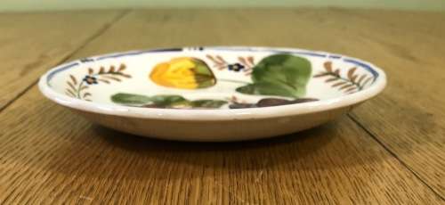BELLE FIORI SPARE TEA SAUCER WOOD and SONS HAND PAINTED ENGLAND FLOWERS BELLE FIORE FLOWERS LARGER!