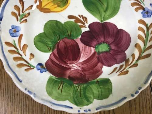 BELLE FIORE=SIDE PLATE=SIMPSONS POTTERIES=CHANTICLEER WARE=IRONSTONE=COBRIDGE=ENGLAND=FLOWERS=FLORAL