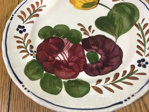 BELLE FIORI=SIDE PLATE=WOOD and SONS=HAND PAINTED=ENGLAND=FLOWERS=BELLE FIORE=FLOWERS=FLORAL.