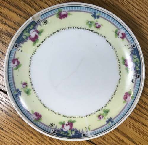 Coffee Duo Demitasse Roses Saucer Cup Expresso