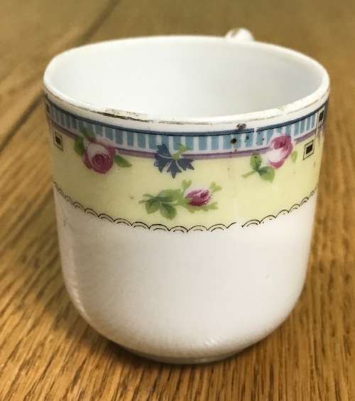 Coffee Duo Demitasse Roses Saucer Cup Expresso