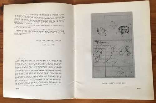THE POSTAGE STAMPS of ASCENSION ISLAND JOHN LEONARD 43 PAGES 1958. Scarce!