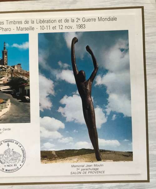 FRANCE Philatelic Souvenir 7th National Exhibition Stamps of the Liberation and 2nd world war 1983