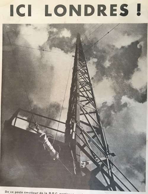 CHARLES DE GAULLE SPEECH LONDON JUNE 1940 THE APPEAL BBC BROADCAST FRENCH RESISTANCE RADIO WWII.