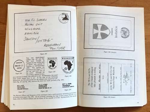 UNTAG A POSTAL HISTORY PETER REINER 1990 PUBLISHER SWA SCIENTIFIC SOCIETY MILITARY CIVILIAN POLICE.