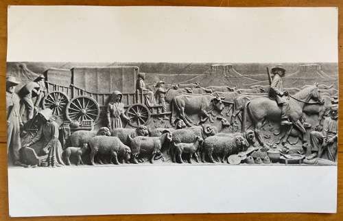 POSTCARDS x 12=SOUTH AFRICA=PRETORIA=VOORTREKKER MONUMENT=PANELS 1,2,5,7,11,12,13,16,19,20,21,25,26.